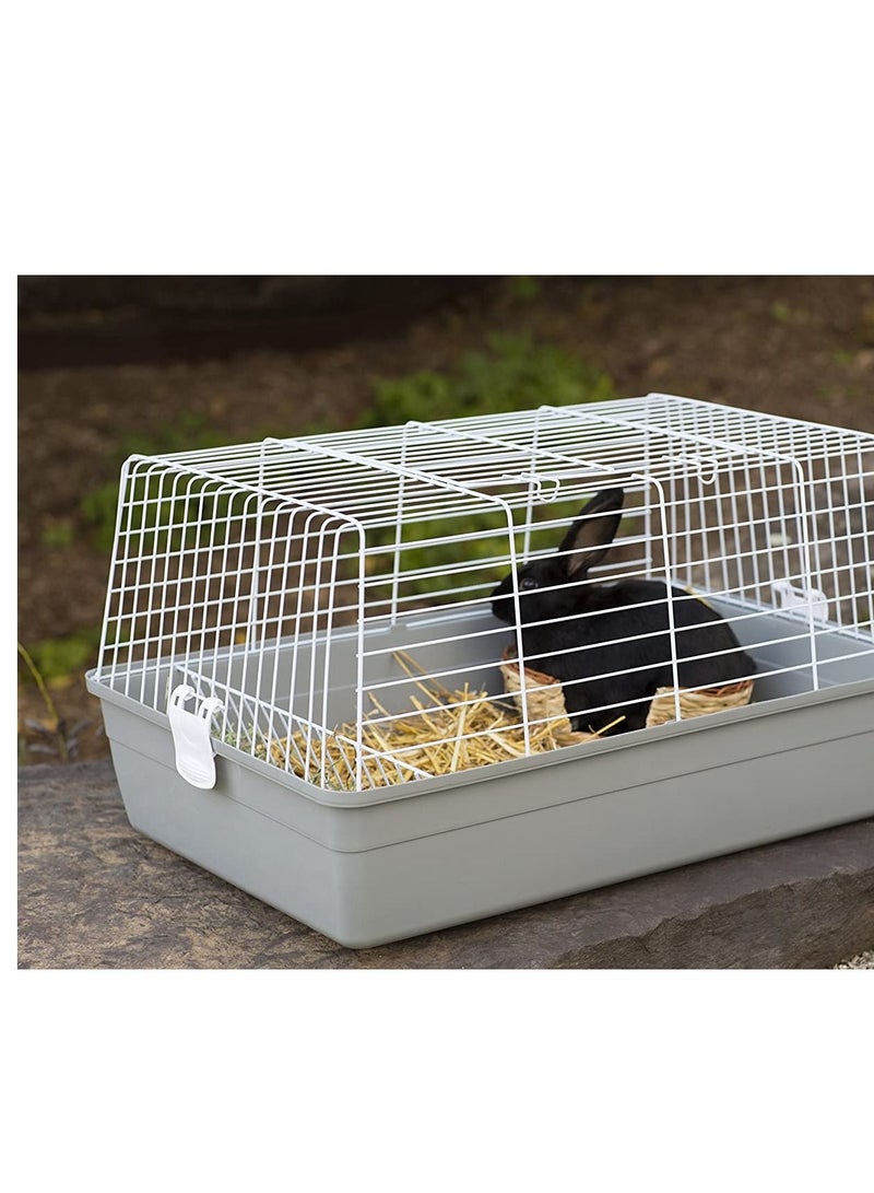 Light Weight Top Open Cage For Rabbits Guinea And Mouse Multicolor 84X48.5X38cm