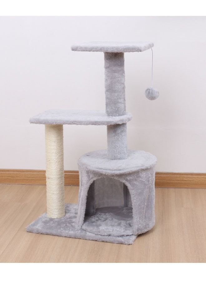 Cat Tree House Tower with Multi-layer Structure Design and Scratching Post
