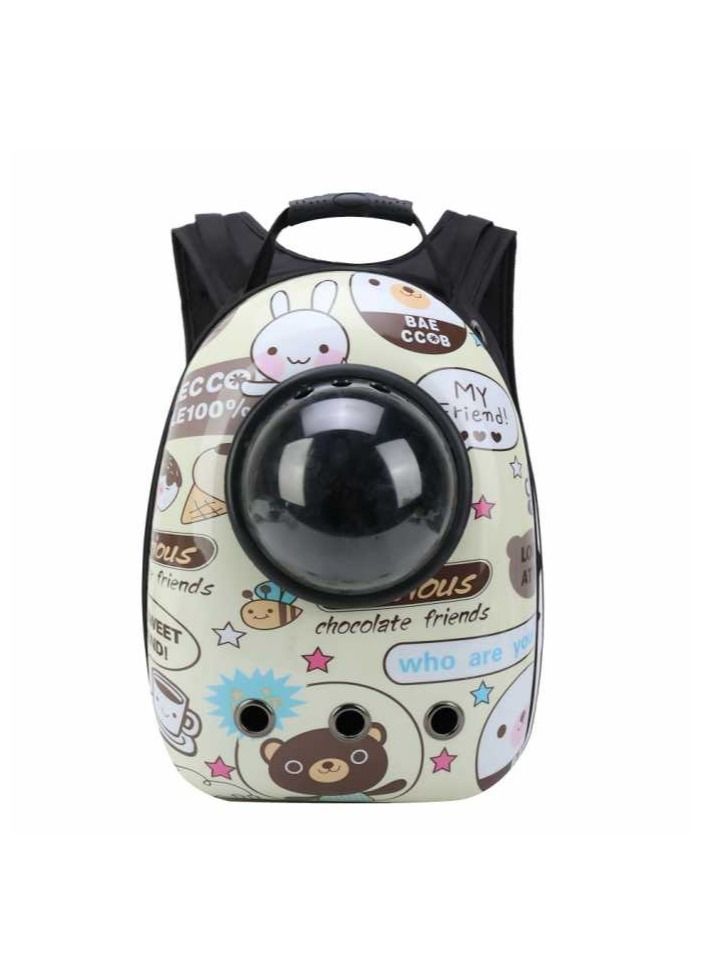 Coffee Kitty Wallet Carrier Multicolor H42cm x L32cm x W28cm