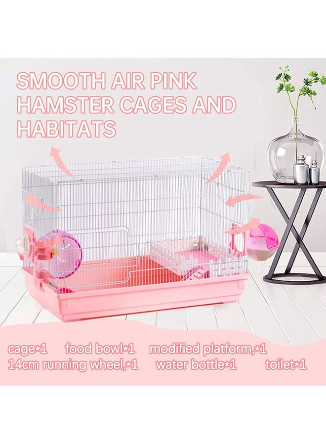 Neostyle 2 Layer Large Hamster Cage Pink