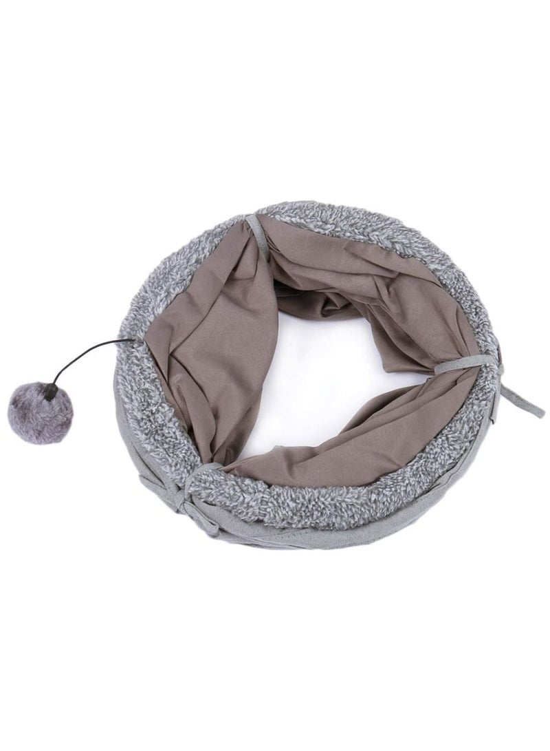 Cat Tunnel Collapsible S Shape Cat Play Tube 27cm in Diameter