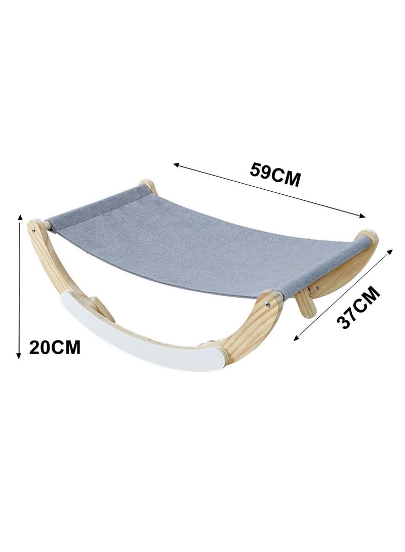 COOLBABY Cat Bed Pet Bed Pet Shaker Antislip Mat Design Washable Breathable Cloth Pad Solid Wood Cat Bed