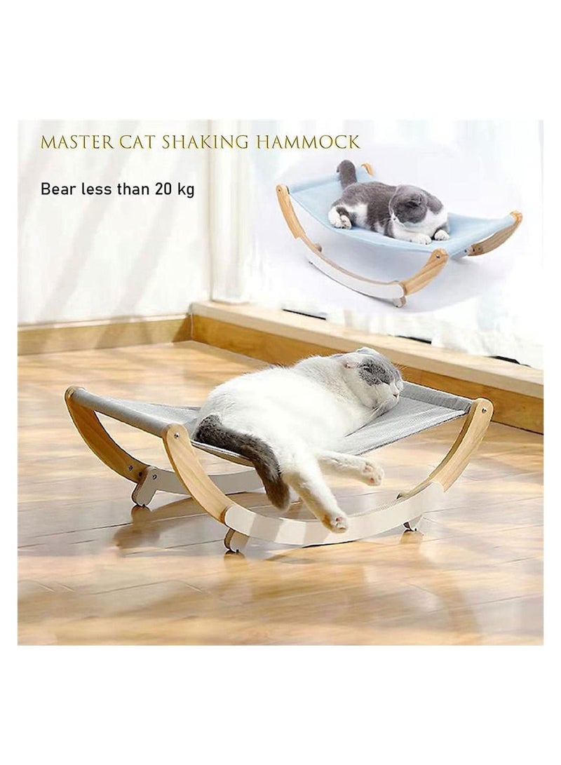 Solid Wood Pet Bed Anti-Slip Pad Design Washable Breathable Cloth Pad