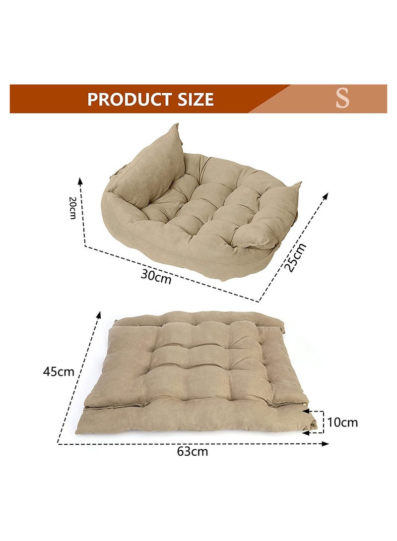 3 in 1 Dog Sofa Bed, Water Resistant,for Small,Medium and Large Dogs,Cat Beds for Indoor Cats, Soft and Comfortable,Multifunctional Deformation Pet Nest