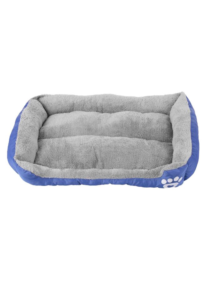 Self Warming Breathable Pet Bed Blue/Grey M