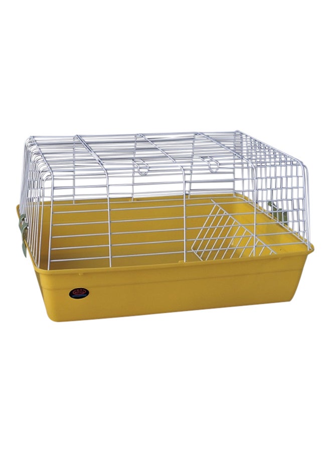 Rabbit And Small Animals Cage Yellow/White