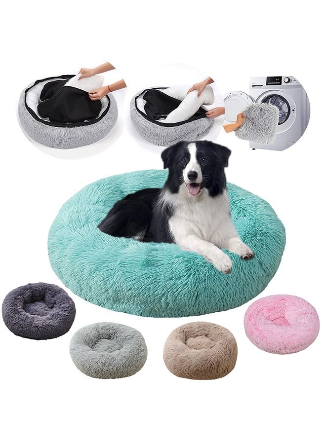 1 piece Machine Washable Bed for Indoor Pets Emerald Green