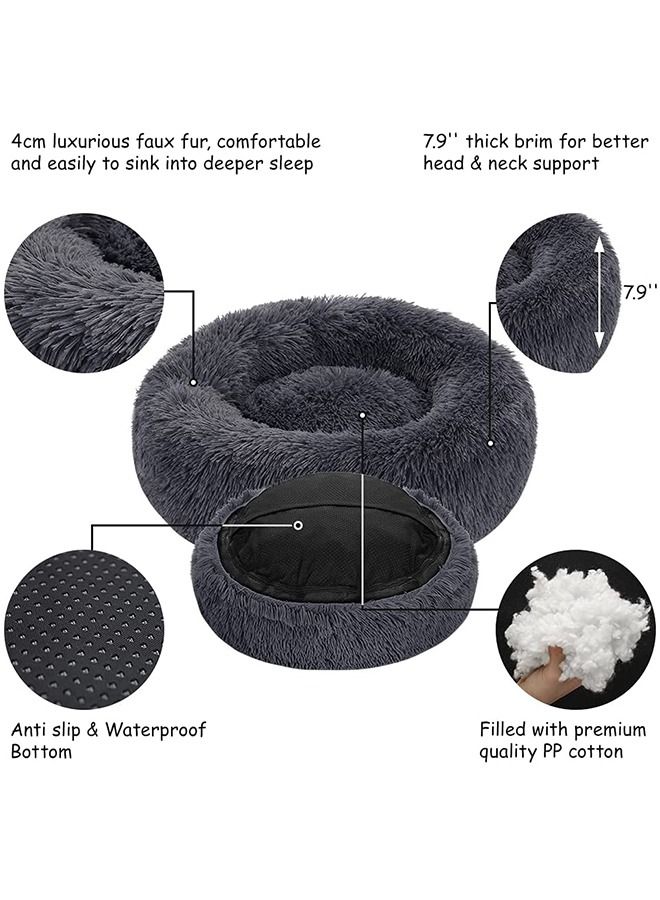 Neostyle Machine Washable Bed for Indoor Pets Dark Grey