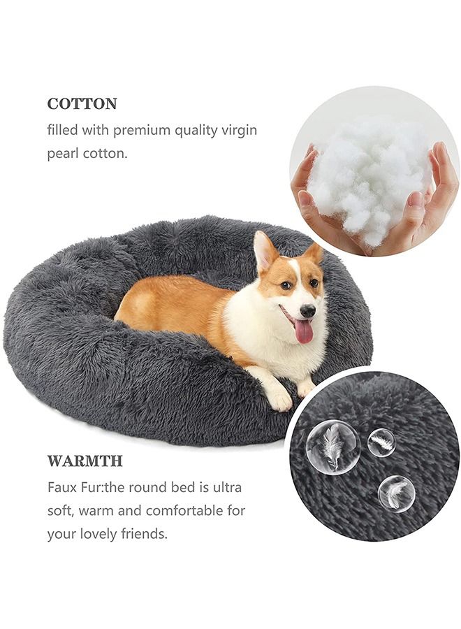 Neostyle Machine Washable Bed for Indoor Pets Dark Grey