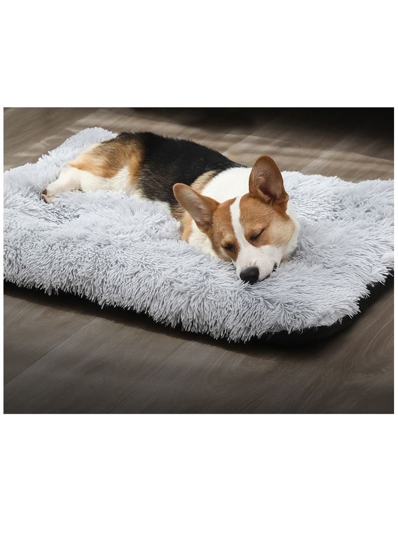 Cat & Dog Pet Bed With Comfortable Plush Ultra Soft Cushion Self Warming Pet Bed Made with Fleece Faux Fur with Waterproof Bottom