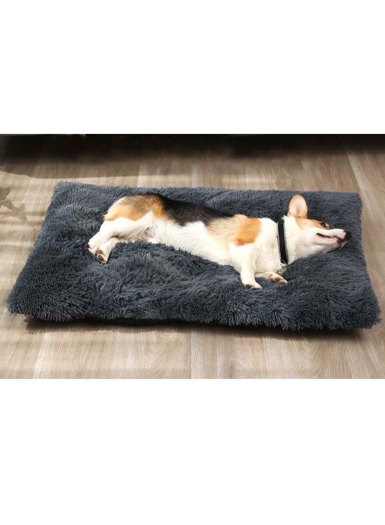 Cat & Dog Pet Bed with Comfortable Plush Ultra Soft Cushion Self Warming Pet Bed Made with Fleece Faux Fur with Waterproof Bottom