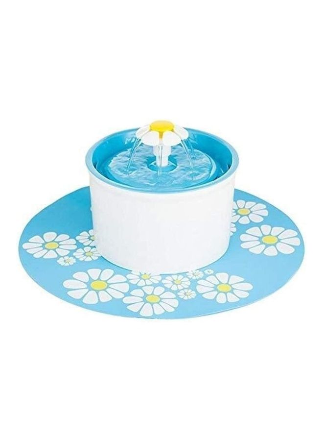 1.6L Automatic Pet Water Fountain with Base Blue/White