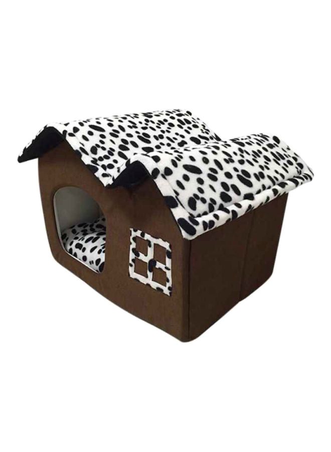 Bed House For Dog And Cat White/Coffee