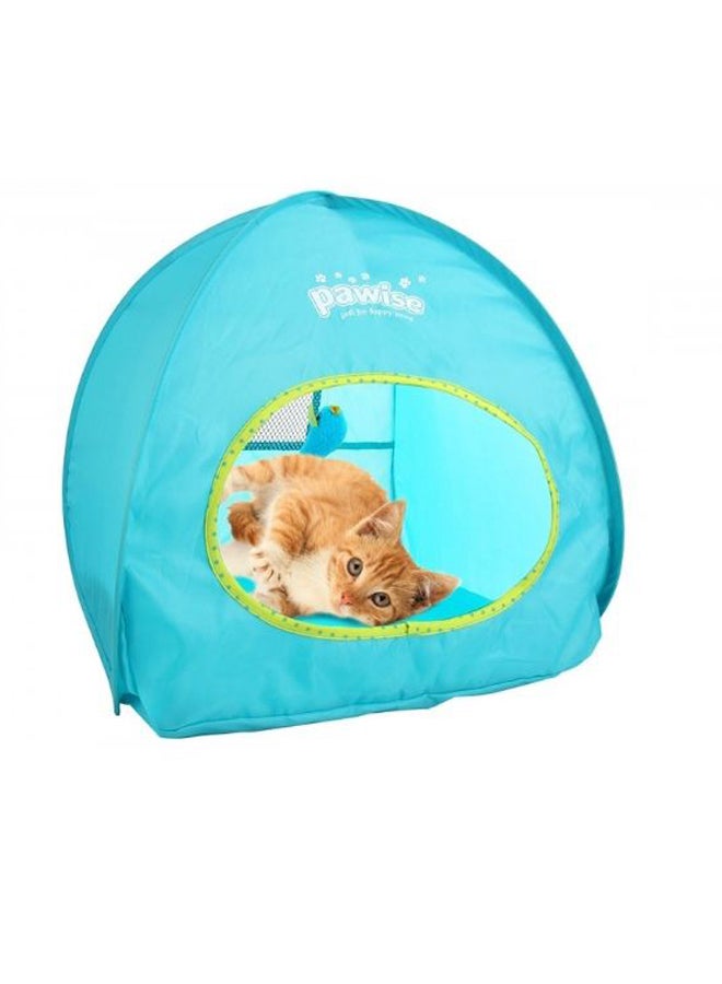 Sleepwell Tent For Cat Blue 40 x 46.5centimeter