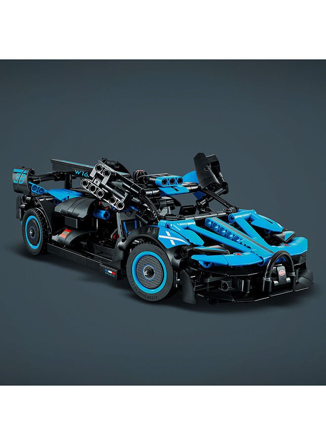 Technic Bugatti Bolide Agile Blue 42162 Building Toy Set; A Buildable Model Gift for Kids Aged 9+ Who Love Racing Car Toys (905 Pieces)