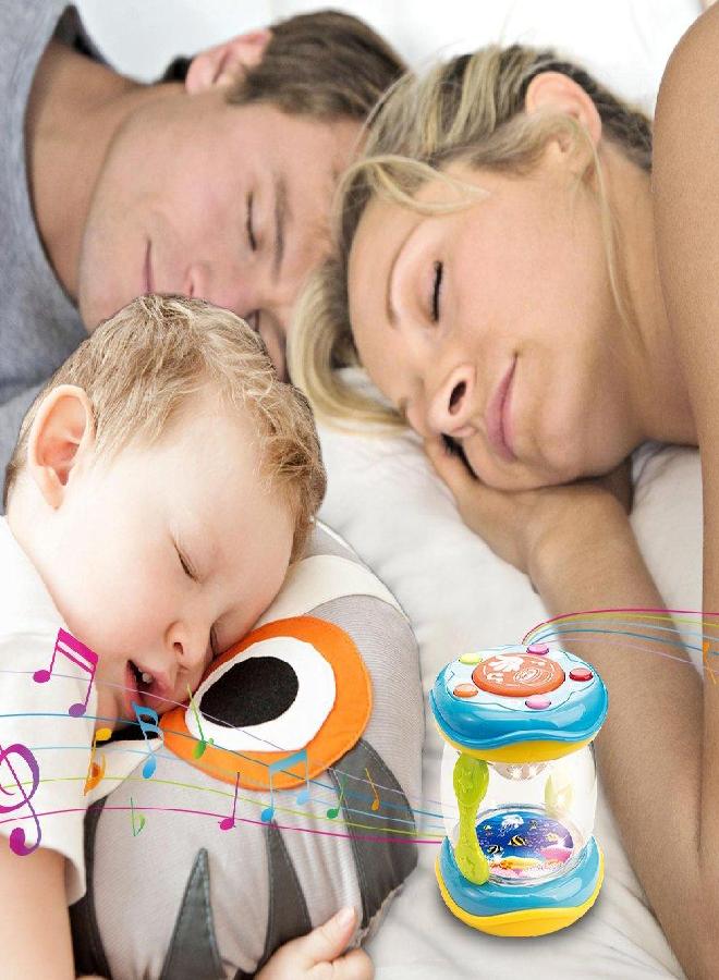 WEofferwhatYOUwant Portable First Drum Musical Instrument - Educational Toy for Children Learning and Entertainment. Small Size and Soft Sounding