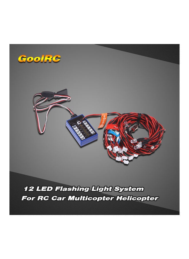 12 LED Flashing Light System for RC Car