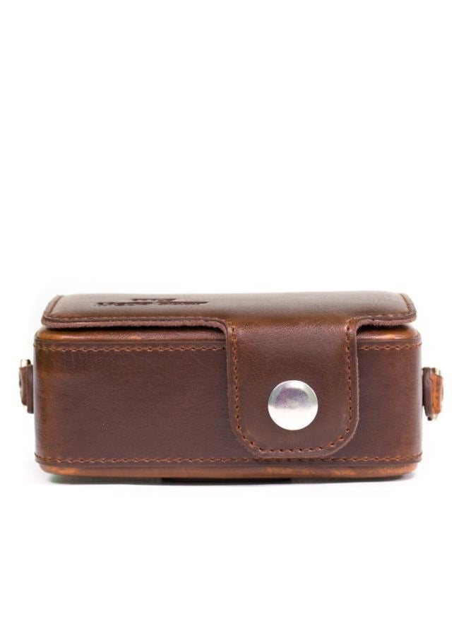 Protective Camera Case With Strap For Canon Brown