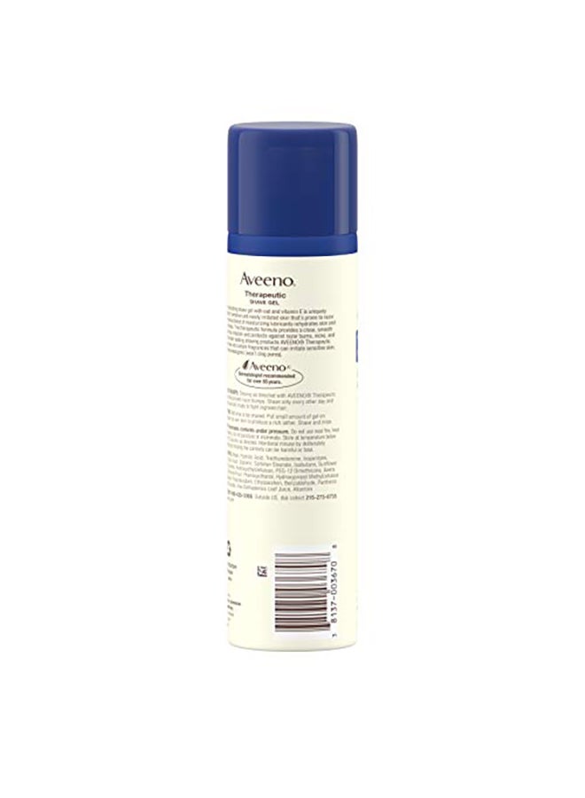 Pack Of 5 Therapeutic Shave Gel With Oat And Vitamin E White