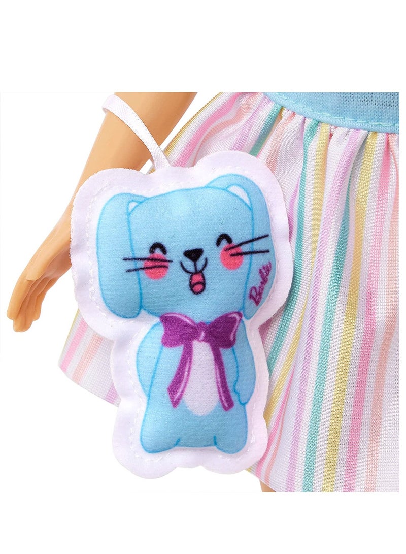 My First Barbie Brunette Doll with Bunny