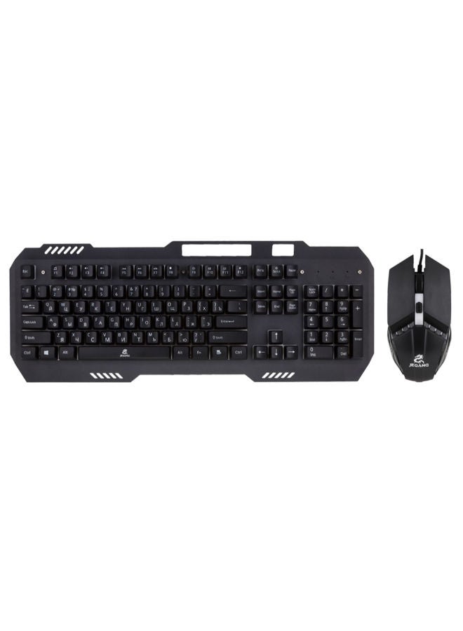 JK-968 Mechanical Feel Keyboard And Optical Gaming Mouse Set Mechanical Keyboard Bundle ,Keyboard w/ Mouse Set