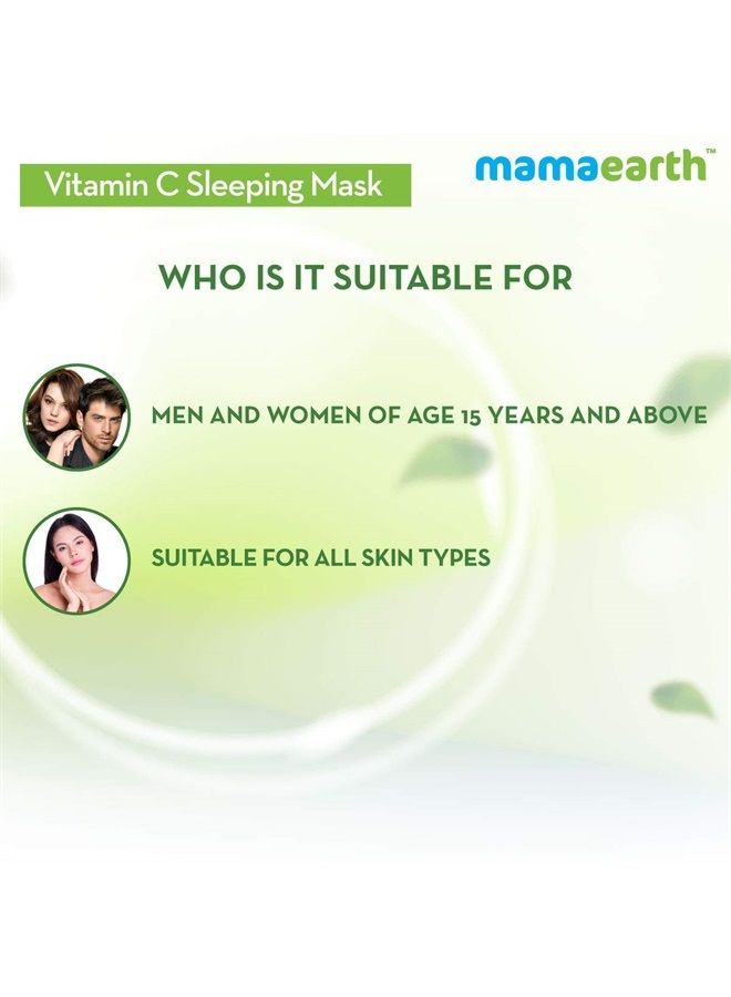 Vitamin C Sleeping Mask, Night Cream For Women, for Skin Illumination - 100 g