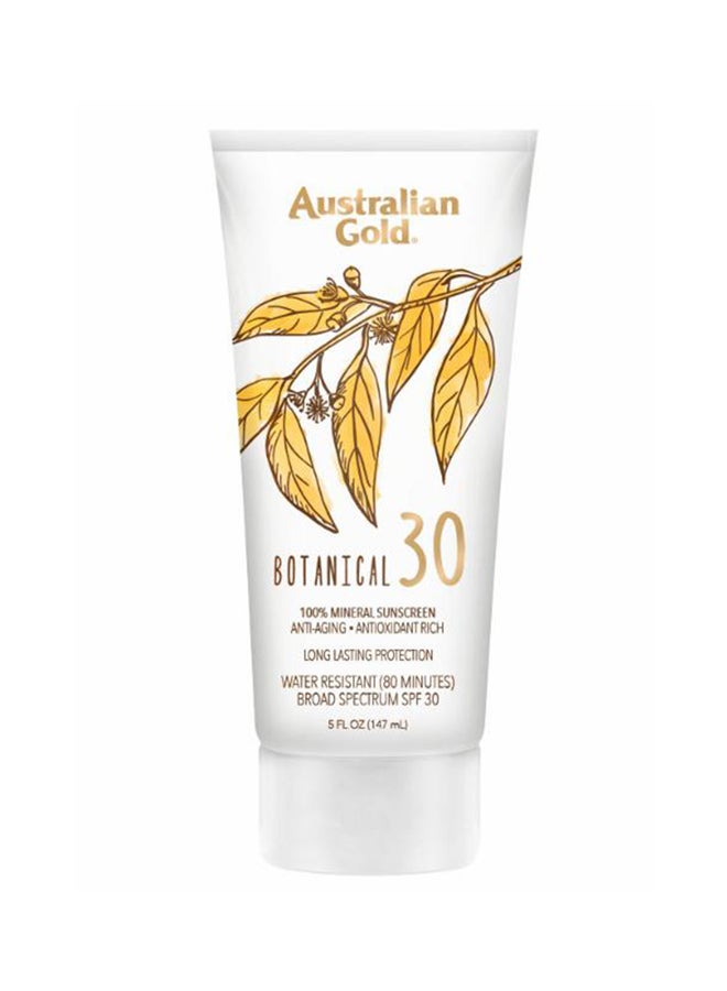 Botanical Sunscreen SPF 30 Mineral Lotion Clear 147ml