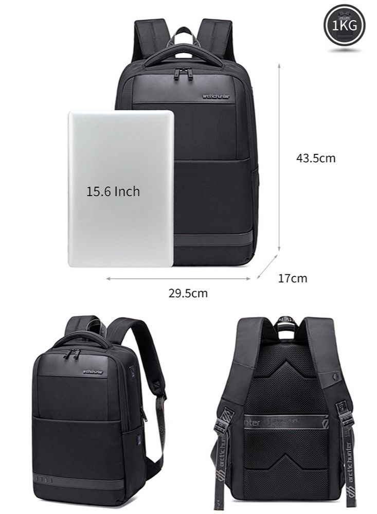 Lightweight Casual School Bag, Water Resistant College Book Bag Laptop Backpack