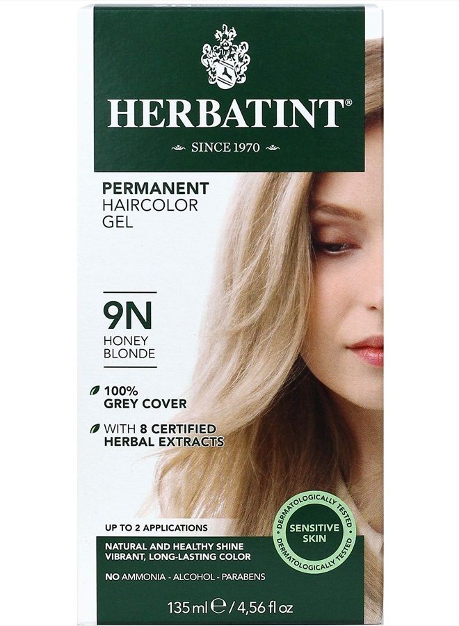 Permanent Haircolor Gel, 9N Honey Blonde, 4.56 Ounce