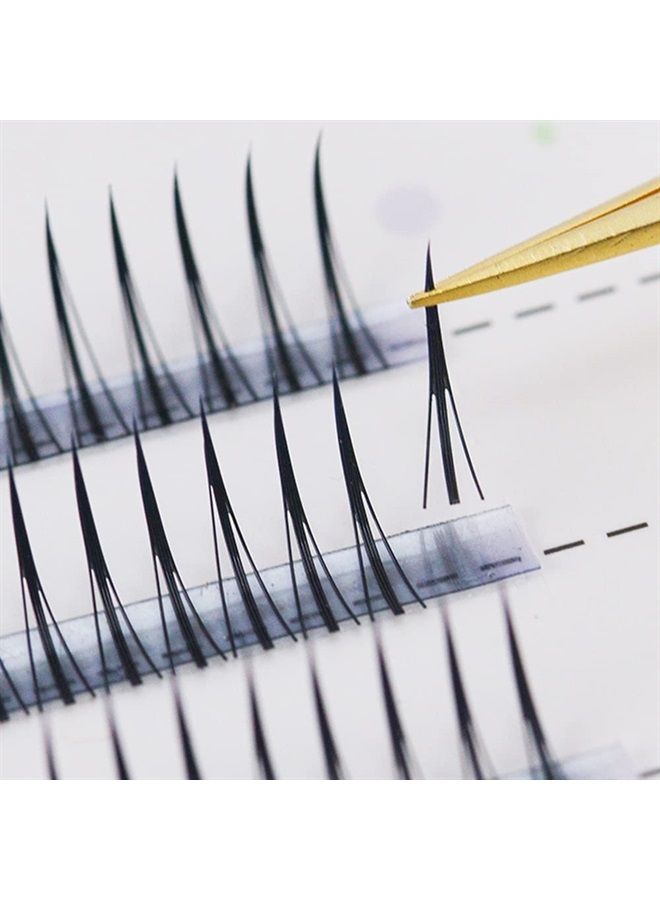Fishtail Eyelash Extensions Mix Length Single Cluster Fans Eyelashes Fashion Fish Tail Fairy Eyelashes C Curl Super Natual Grafting Eyelash Dovetail Fly Eyelash / A/M Shape Eyelashes / Premade Spikes/