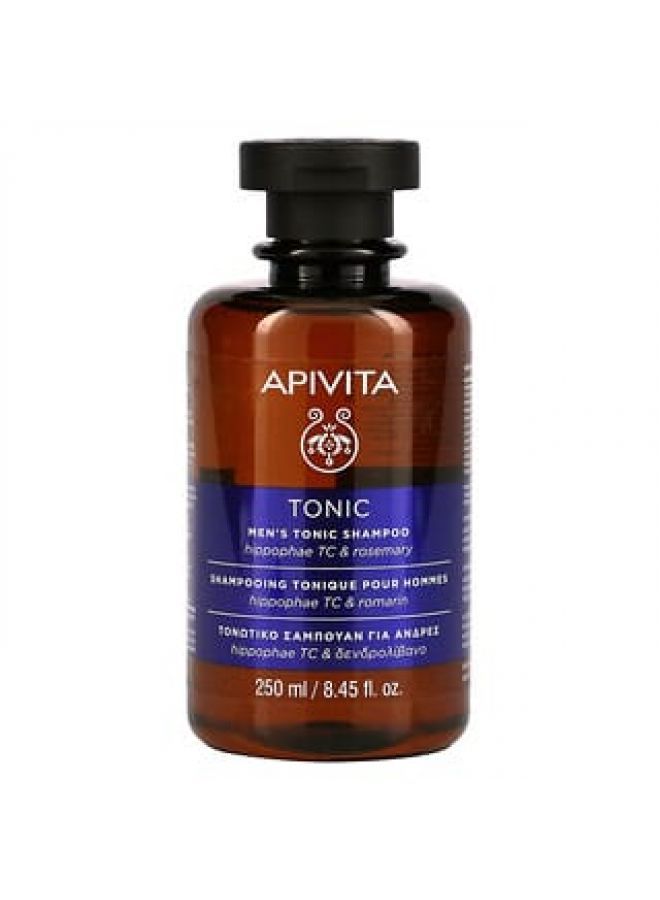 Apivita, Men's Tonic Shampoo, Hippophae TC & Rosemary, 8.45 fl oz (250 ml)