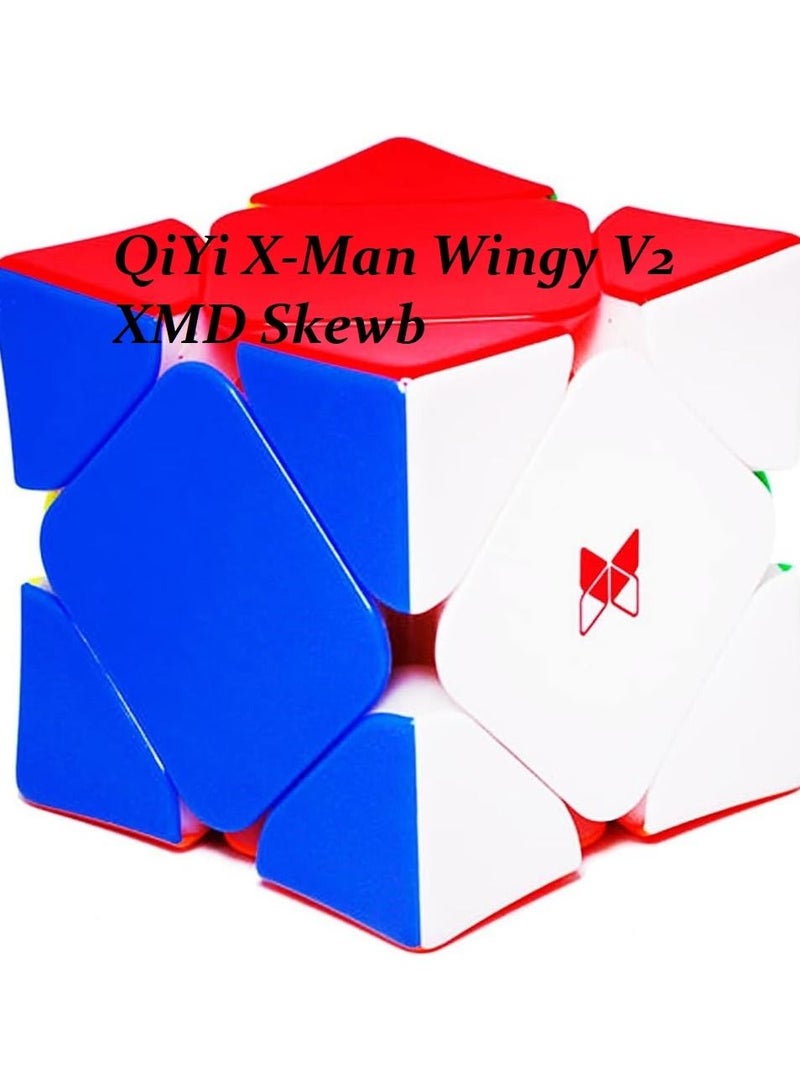 Qiyi X-Man Wingy V2 XMD Skewb Magnetic Stickerless Speedcube