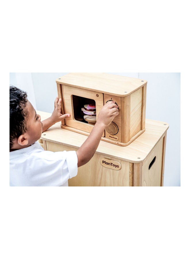 Wooden Mini Microwave 39 x 19 x 24cm