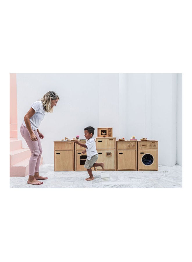 Wooden Mini Microwave 39 x 19 x 24cm
