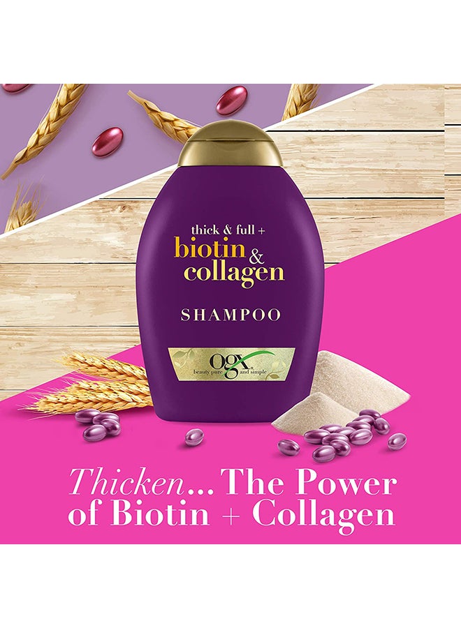 Biotin And Collagen Shampoo With Conditioner 385ml Pack of 2