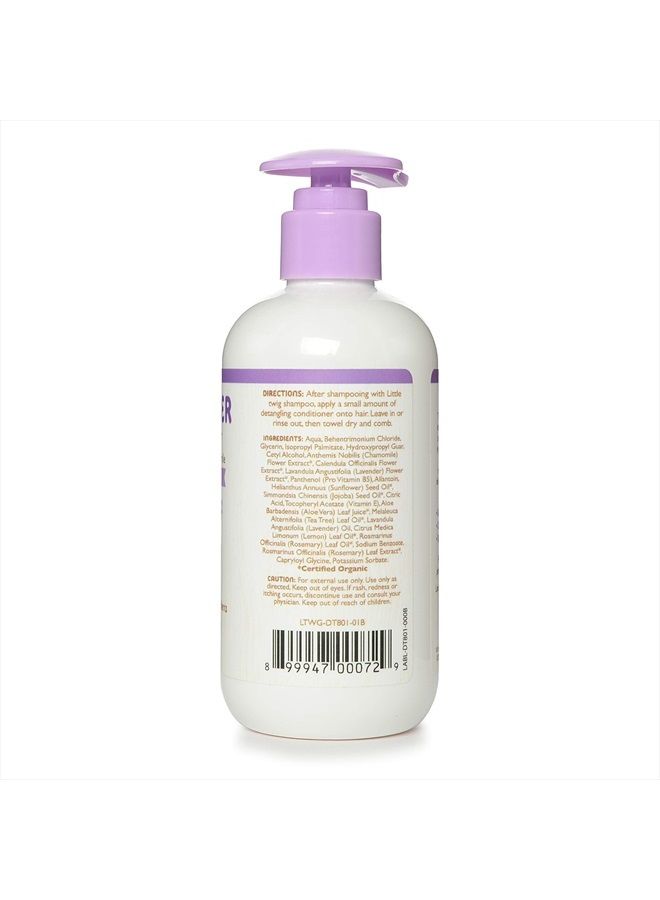 Detangling Conditioner, Natural Conditioner with Plant Derived Formula, Hair Conditioner with Essential Oils and Extracts, Suitable for Whole Family, Lavender, 8.5 fl oz.