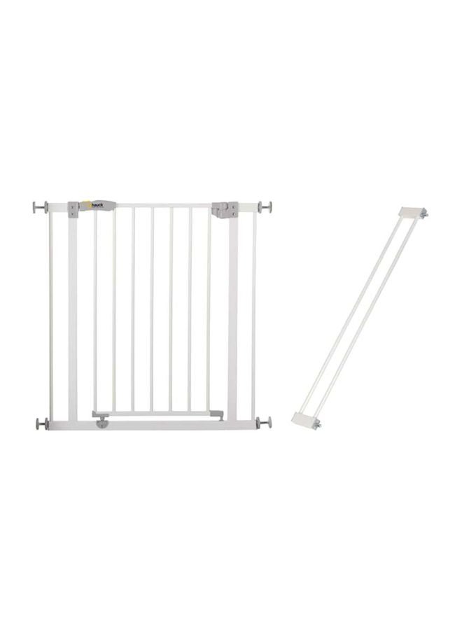 Open 'N Stop Pressure Fix Safety Gate - White - ‎74 x 4 x 77 cm