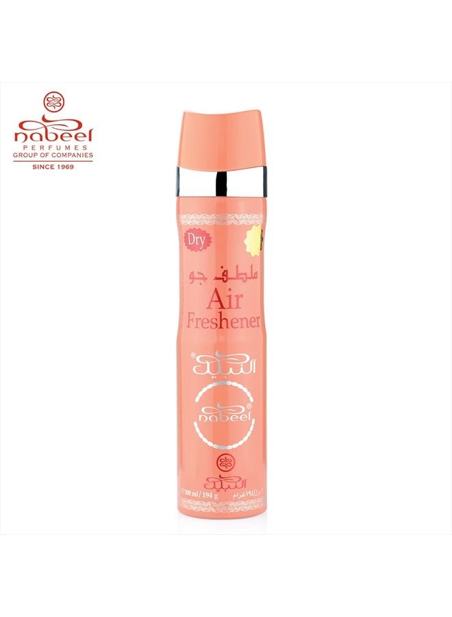 (Air Freshner) 300ML (10 oz) | Heritage Collection | Featuring Notes: Lemon, Bergamot, Cardamom, Rose, White Flowers, Saffron | by Nabeel Perfumes (Nabeel - 300 ML)