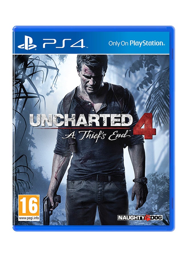 Uncharted 4: A Thief's End (Intl Version) - Action & Shooter - PlayStation 4 (PS4)