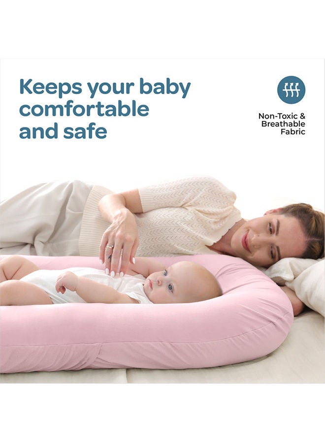 Baby Cotton Lounger With Ergonomic Design
