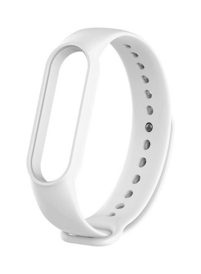 Silicone Replacement Watch Strap For M5 Bracelets White
