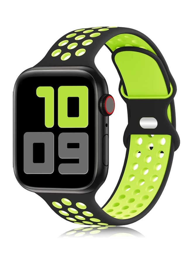 Replacement Band For  Apple Watch Band 38/40 mm Black/Green