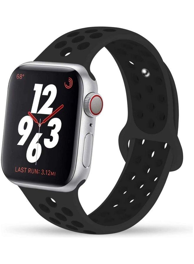 Replacement Band For  Apple Watch Band 38/40 mm Antheracite/Black