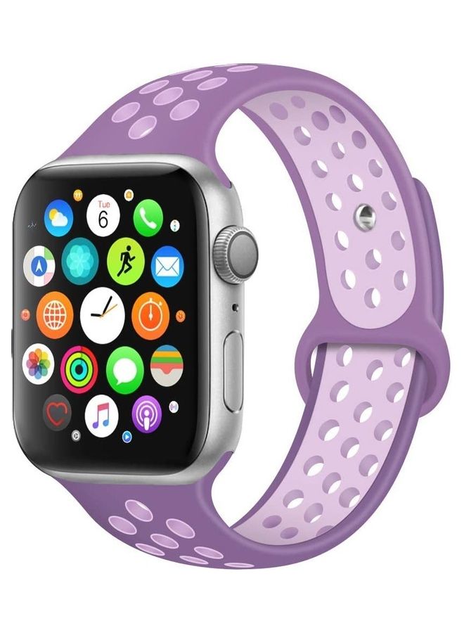 Replacement Band For  Apple Watch Band 38/40 mm Purple Purple/Pink
