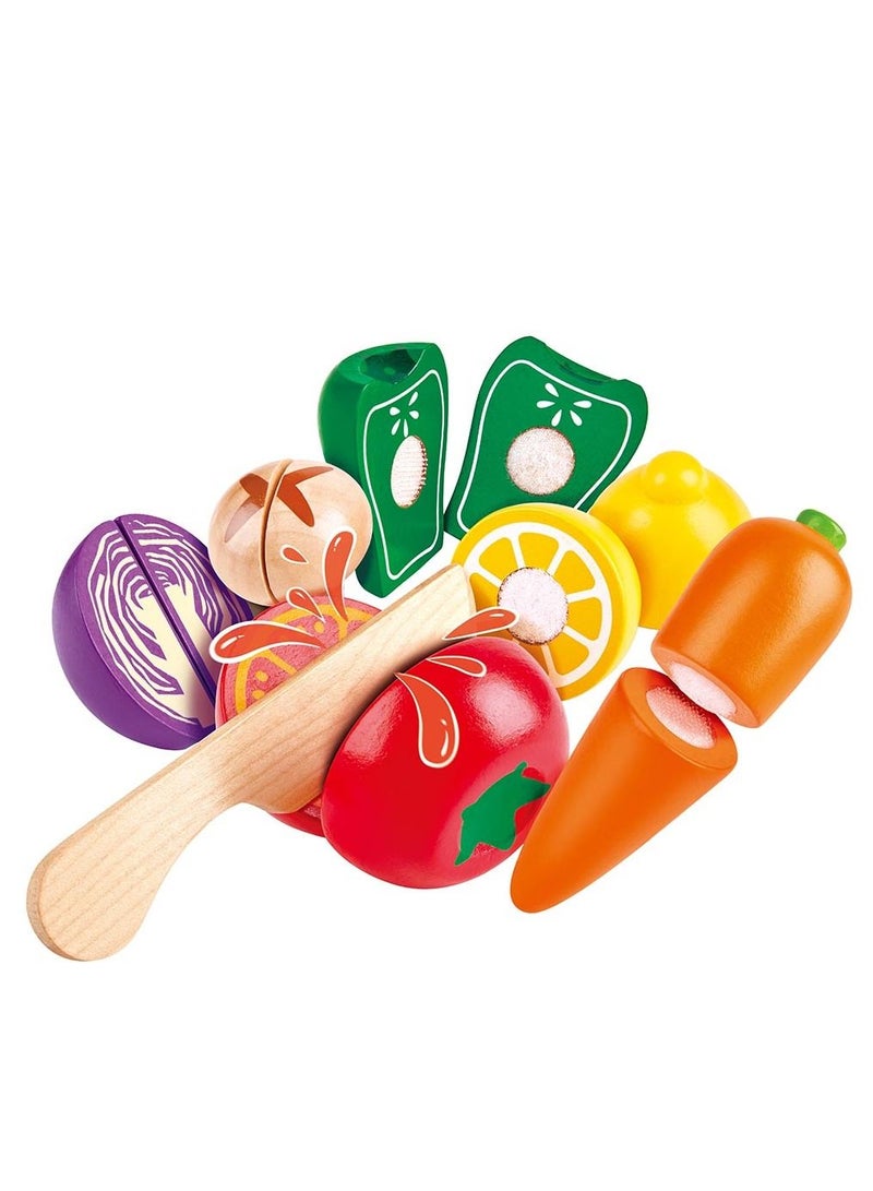 Hape Farm Shop Vegetables Kitchen and Food Wooden Playset 7pcs