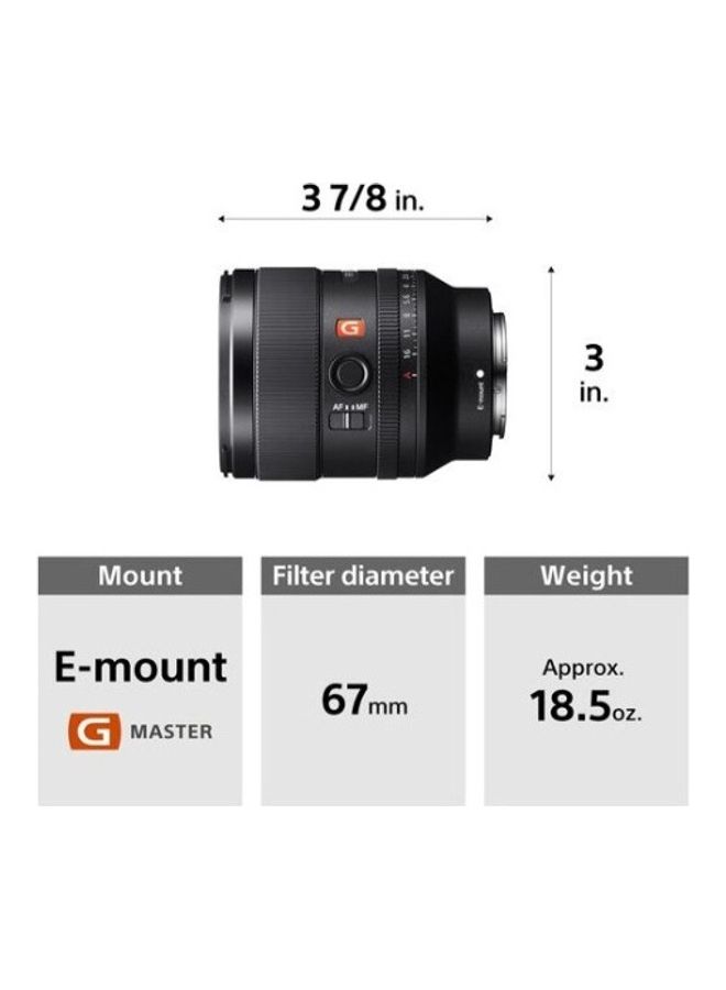 FE 35mm f/1.4 GM Lens Black