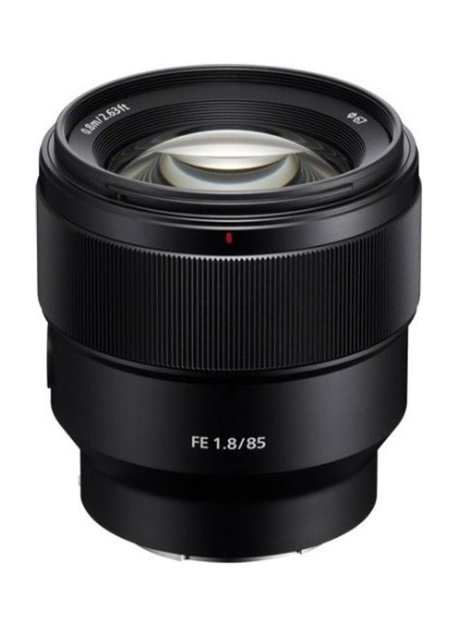 FE 85mm f/1.8 Lens Black