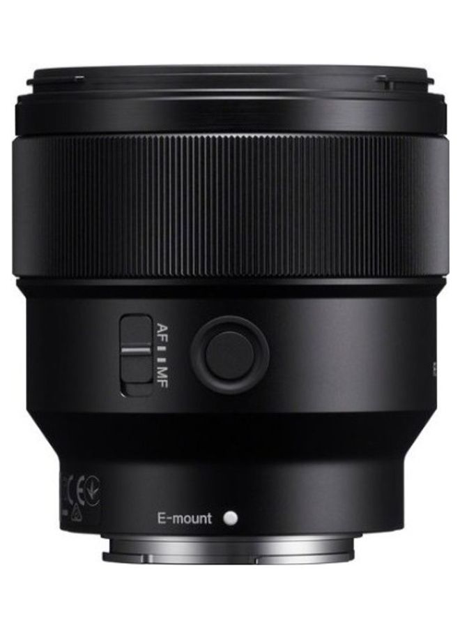 FE 85mm f/1.8 Lens Black