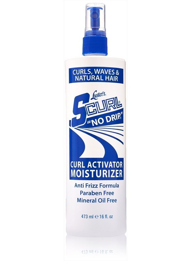 S Curl No Drip, Curl Activator Moisturizer, 16 Fl Oz