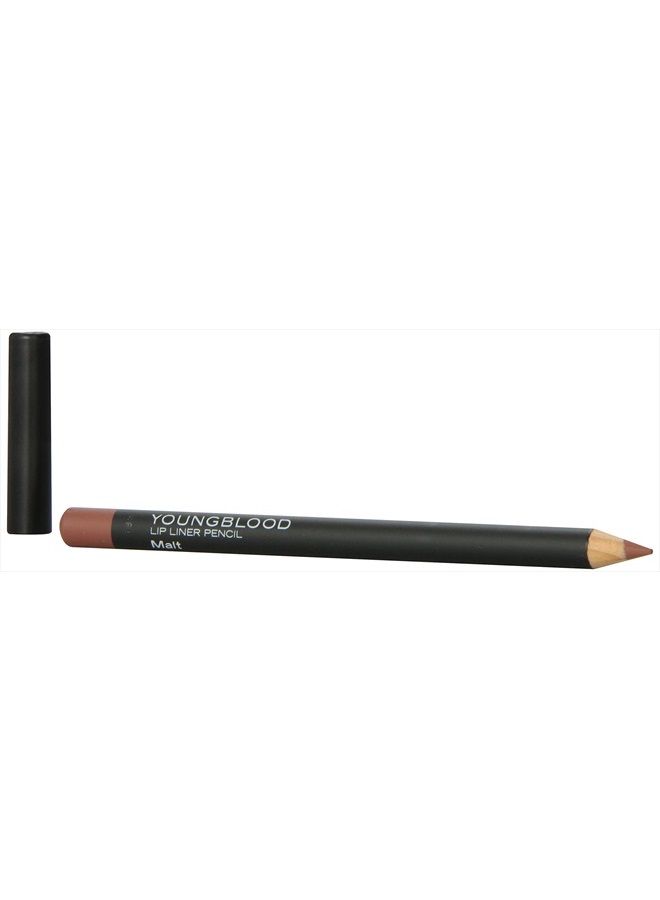Clean Luxury Cosmetics Lip Liner Pencil, Malt | Long Lasting Creamy Matte Lip Liner Pencil | Cruelty Free, Paraben Free, Gluten Free, Vegan